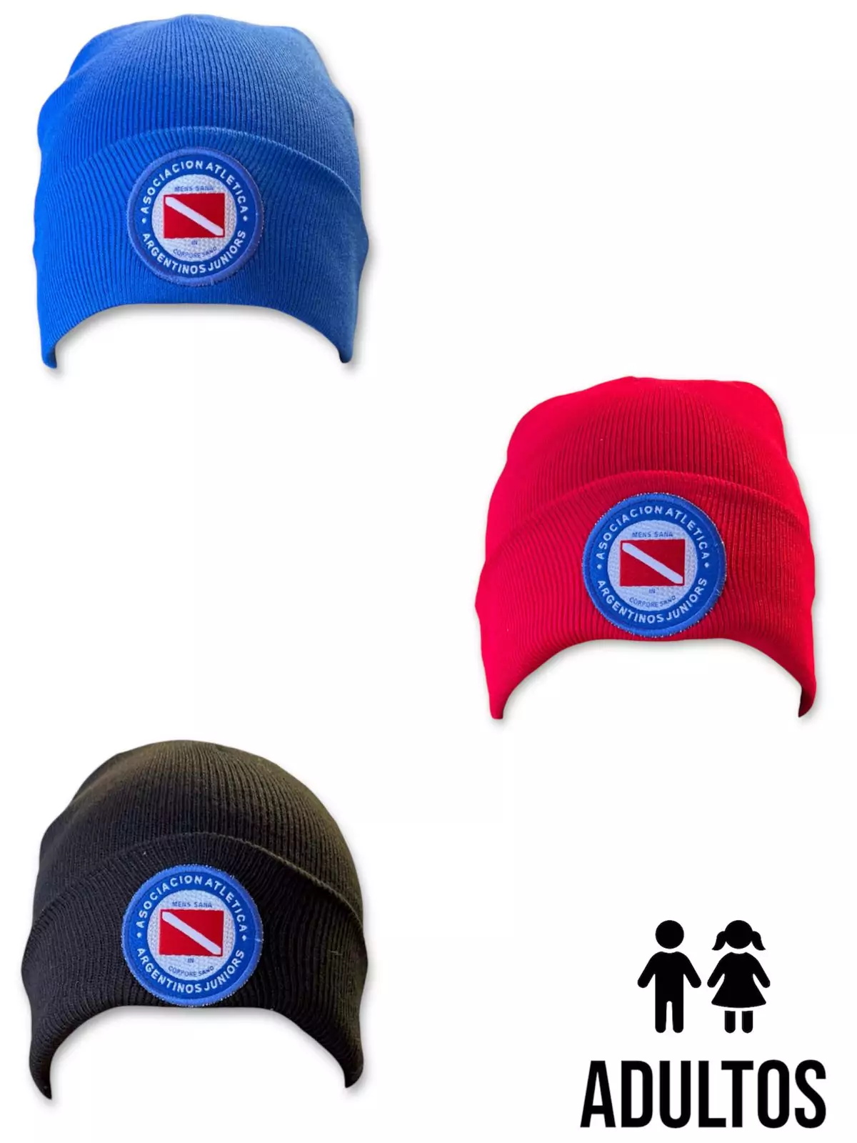 GORRO LANA ESCUDO ADULTOS BLACK TORO