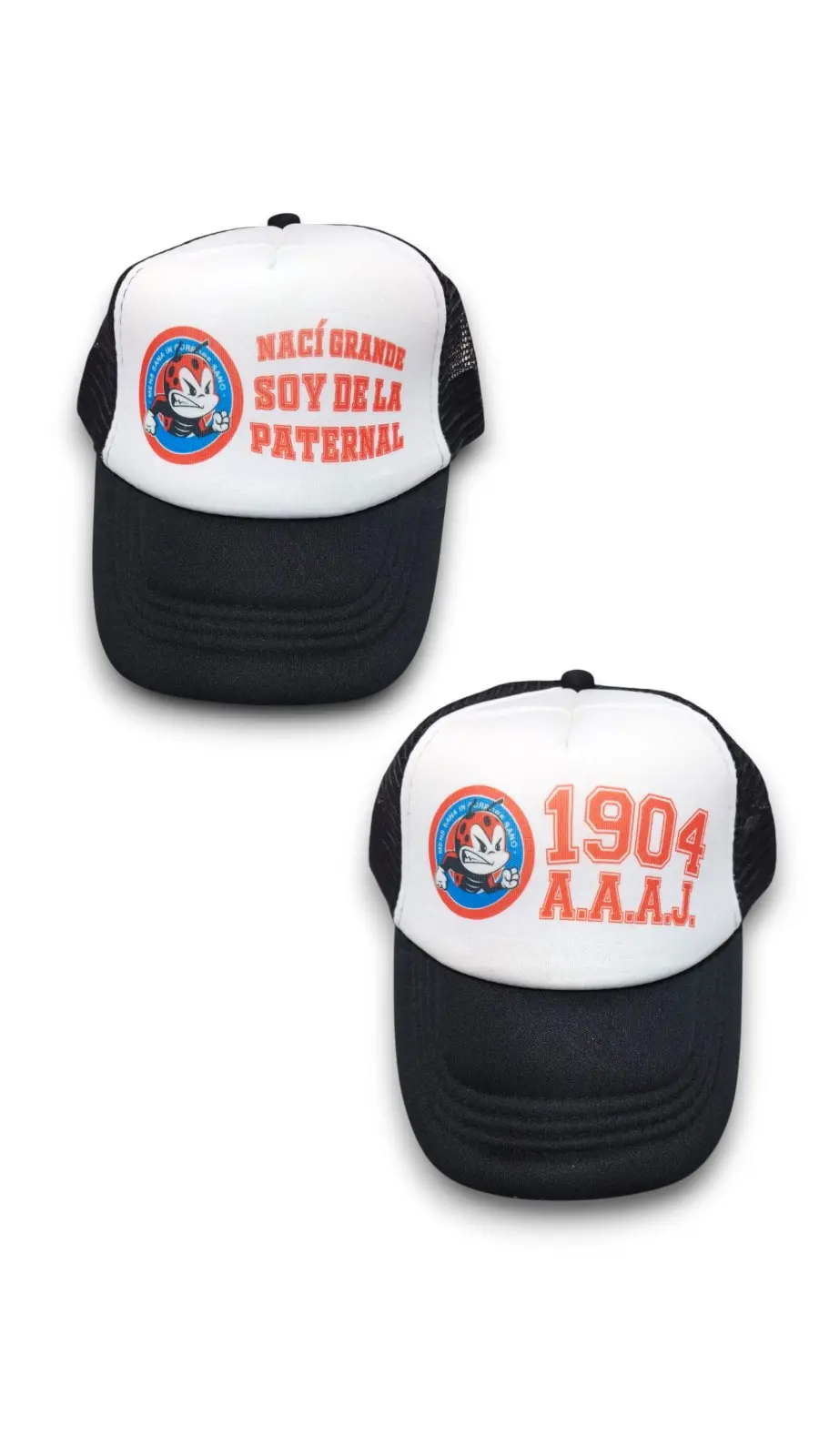 GORRA NEGRA BICHITO KIDS